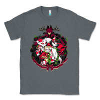 Charcoal Heather hazbin hotel christmas Classic Tee - lanVoArt