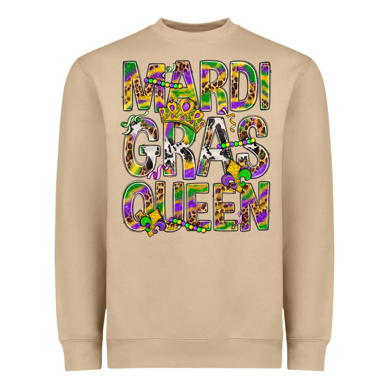 Mardi Gras Queen Heavyweight Sweatshirt by BundleAndBundleShop | Teevron