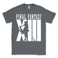 Charcoal Heather final fantasy xiii lightning white Classic Tee - lanVoArt