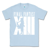 Dusty Blue final fantasy xiii lightning white Classic Tee - lanVoArt