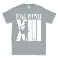 Heather Grey final fantasy xiii lightning white Classic Tee - lanVoArt