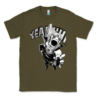 Army Green present mic screaming Classic Tee - lanVoArt