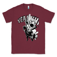 Burgundy present mic screaming Classic Tee - lanVoArt