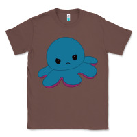 Chestnut angry blue moody reversible octopus Classic Tee - lanVoArt