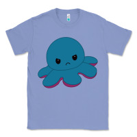 Colony Blue angry blue moody reversible octopus Classic Tee - lanVoArt