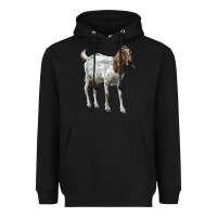 Black Boer Goat Heavyweight Hoodie - LillyAllenDesigns
