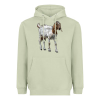 Matcha Boer Goat Heavyweight Hoodie - LillyAllenDesigns