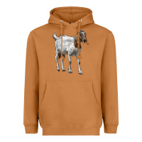 Meerkat Boer Goat Heavyweight Hoodie - LillyAllenDesigns