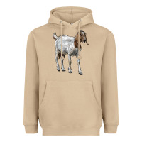 Mushroom Boer Goat Heavyweight Hoodie - LillyAllenDesigns