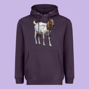Boer Goat Heavyweight Hoodie Designed By Lillyallendesigns