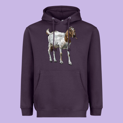 Boer Goat Heavyweight Hoodie Designed By Lillyallendesigns