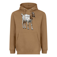 Toasted Coconut Boer Goat Heavyweight Hoodie - LillyAllenDesigns