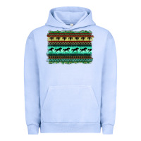 Pigment Grape Ice turquoise aztec bullskull and horse Urban Hoodie - BarkalooDesign