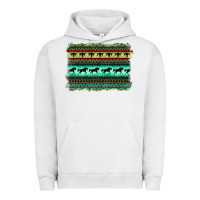Pigment Lunar Rock turquoise aztec bullskull and horse Urban Hoodie - BarkalooDesign