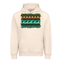Sandshell turquoise aztec bullskull and horse Urban Hoodie - BarkalooDesign