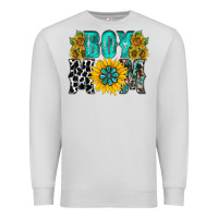 Dove Grey boy mom Premium Sweatshirt - RacoonDesign