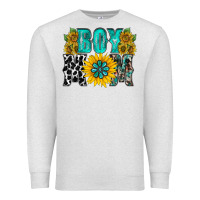 Oatmeal Heather boy mom Premium Sweatshirt - RacoonDesign