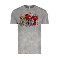 Cloud Rock Christmas Joy skeleton Vintage Tee - NancyCooperArtShop
