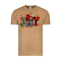 Vintage Camel Christmas Joy skeleton Vintage Tee - NancyCooperArtShop