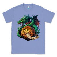 Colony Blue dragon and a d20 Classic Tee - lanVoArt