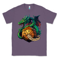 Lavender dragon and a d20 Classic Tee - lanVoArt