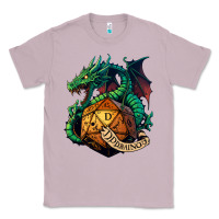 Lilac dragon and a d20 Classic Tee - lanVoArt