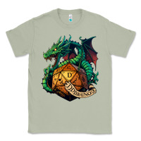 Matcha dragon and a d20 Classic Tee - lanVoArt
