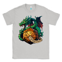 Moon Dust dragon and a d20 Classic Tee - lanVoArt