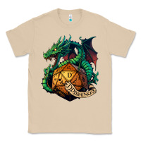 Mushroom dragon and a d20 Classic Tee - lanVoArt