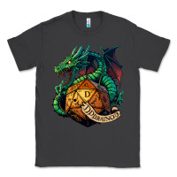 Smoke dragon and a d20 Classic Tee - lanVoArt