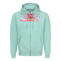 Seafoam Mama is Valentine 16oz Zipper Hoodie - CowhideDigitalArt