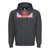 Smoke Mama is Valentine 16oz Zipper Hoodie - CowhideDigitalArt