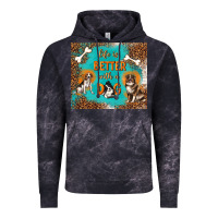 Cloud Black life is better with a dog Vintage Hoodie - TumblerDesignByShophia