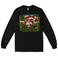 Black christmas donkeys Long Sleeve Tee - Jasminsmagicworld