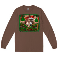 Chestnut christmas donkeys Long Sleeve Tee - Jasminsmagicworld