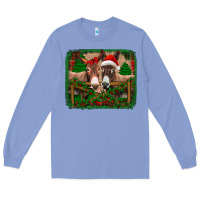 Colony Blue christmas donkeys Long Sleeve Tee - Jasminsmagicworld