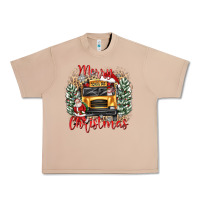 Merry Christmas School Bus Urban Heavy Tee | Teevron