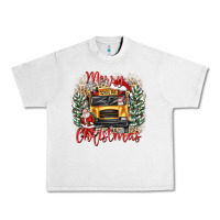 Lunar Rock merry christmas school bus Urban Heavy Tee - texasbilliewilder
