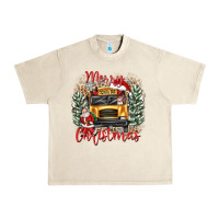 Sandshell merry christmas school bus Urban Heavy Tee - texasbilliewilder