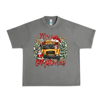 Tornado merry christmas school bus Urban Heavy Tee - texasbilliewilder