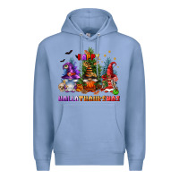 Colony Blue happy hallothanksmas Premium Hoodie - FaDigitalArtStudio