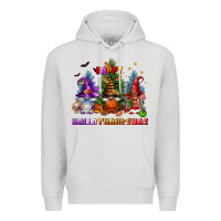 Dove Grey happy hallothanksmas Premium Hoodie - FaDigitalArtStudio