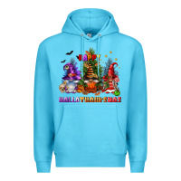 Ocean Blue happy hallothanksmas Premium Hoodie - FaDigitalArtStudio