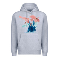 Heather Grey risk of rain 2 Premium Hoodie - lanVoArt