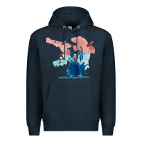 Navy risk of rain 2 Premium Hoodie - lanVoArt