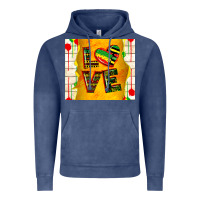 Vintage Denim juneteenth love Vintage Hoodie - TumblerDesignByShophia