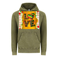 Vintage Olive juneteenth love Vintage Hoodie - TumblerDesignByShophia