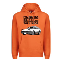 Carrot initial d fujiwara tofu shop ae86 manga Premium Hoodie - lanVoArt