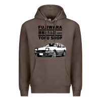 Coffee initial d fujiwara tofu shop ae86 manga Premium Hoodie - lanVoArt