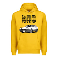 Lemon initial d fujiwara tofu shop ae86 manga Premium Hoodie - lanVoArt